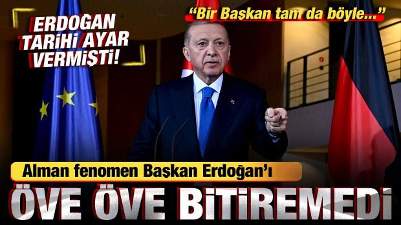 Alman fenomen, Erdoğan’ı öve öve bitiremedi: Bir Başkan tam da böyle konuşmalı!