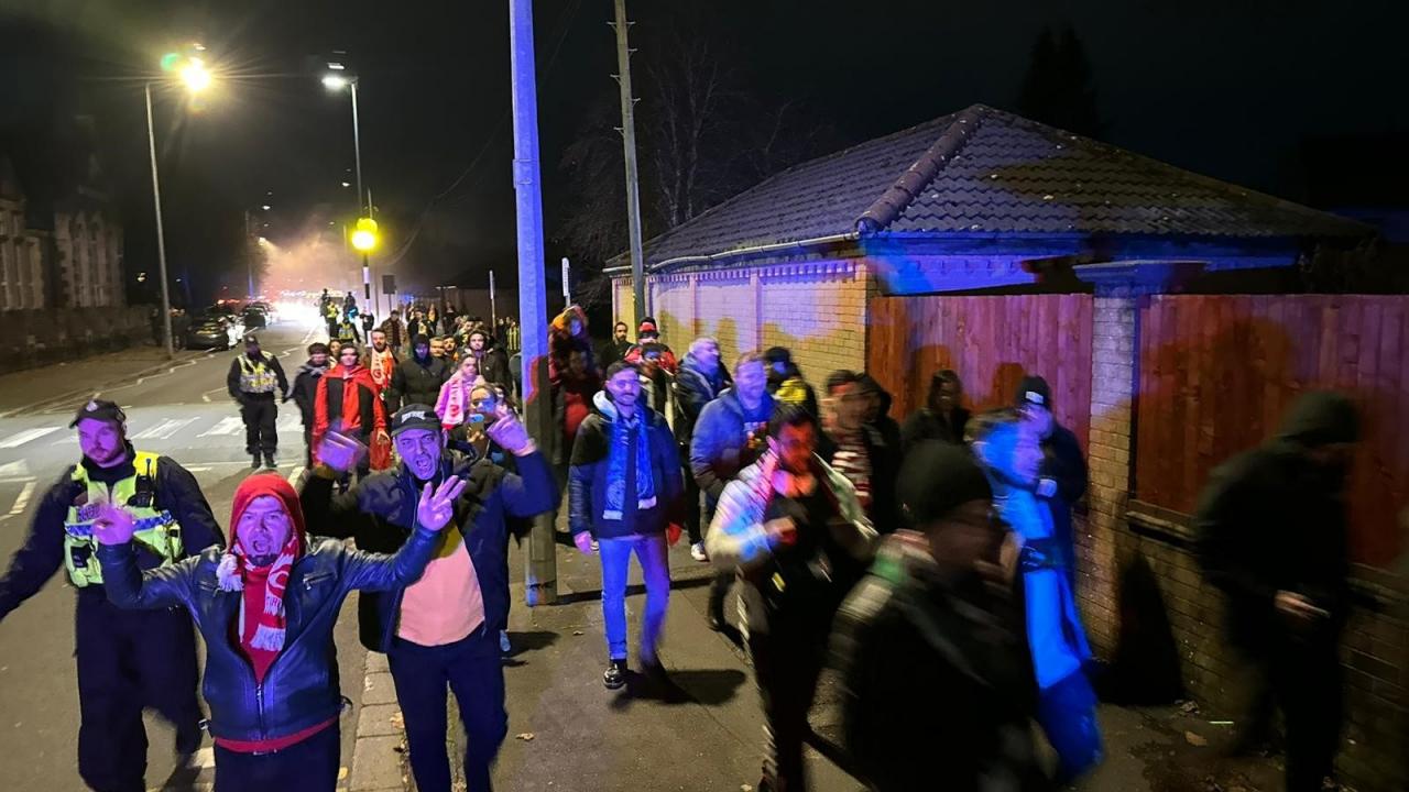 Cardiff’te Türk Milli Takımı coşkusu