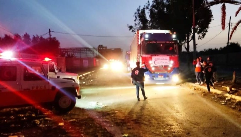 Gazze’nin kuzeyine 100 yardım TIR’ı ulaştı