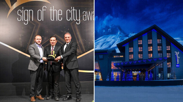 Sign Of The Cıty Awards’ta en iyi turizm yapısı ödülü Radısson Blu Hotel Mount Erciyes’in oldu
