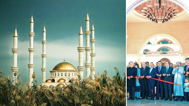 Kıbrıs’ın en büyük camisi açıldı